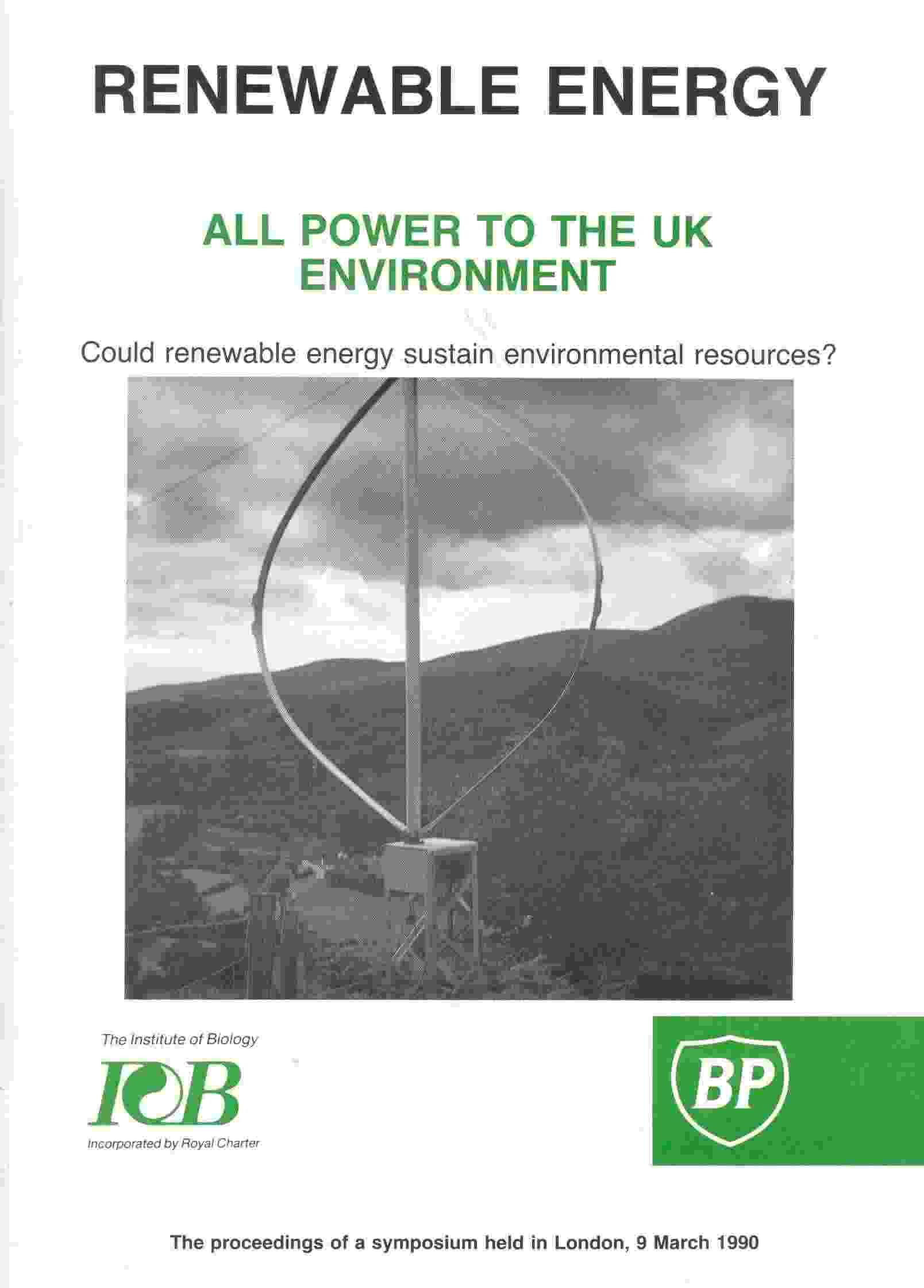 Renewable energy environmental impacts